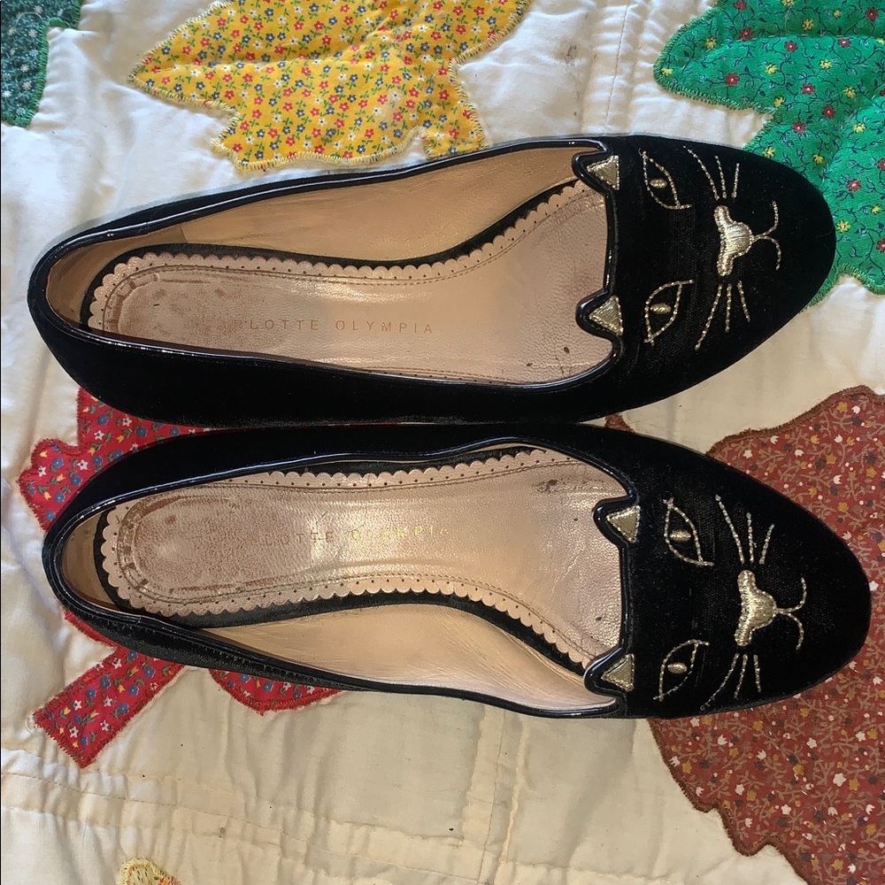 Charlotte Olympia Kitty Flats-  37 Women's size 7 - ASO Taylor Swift - Picture 4 of 6